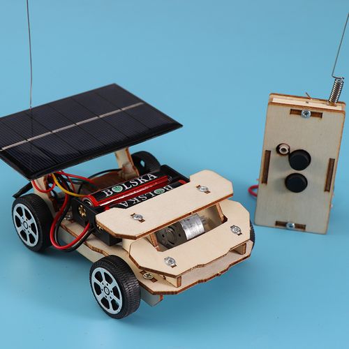 太阳能无线遥控车 科技小制作diy科学实验小发明setm教育儿童玩具
